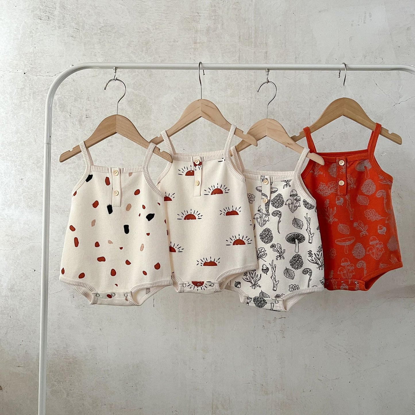 Baby Multi-Pattern Sling Soft Cotton Loose Casual Onesies