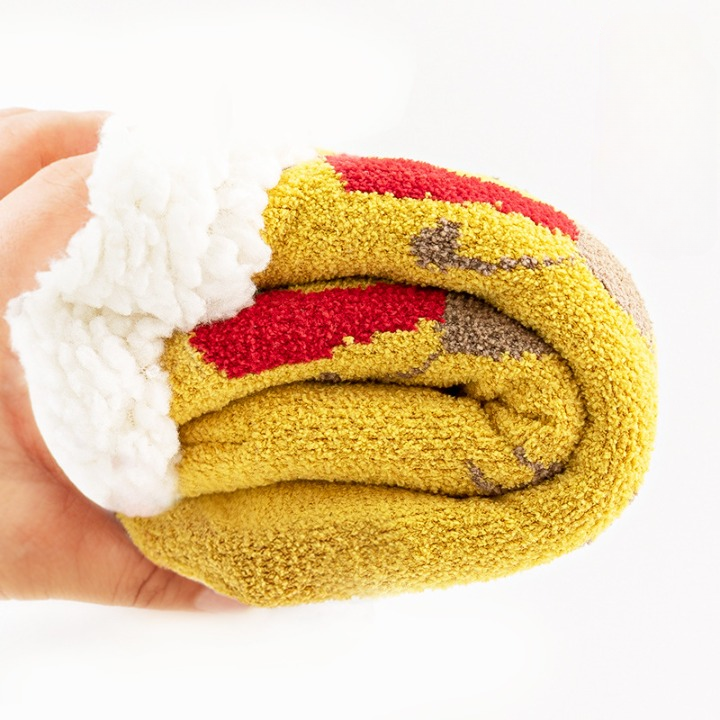 Baby Cartoon Pattern Thickened Lambswool Coral Fleece Socks, MyKids-USA®, Socks, MyKids-USA -  -  -  -  -  -  - 