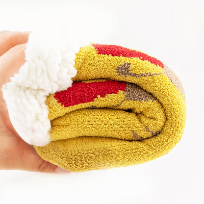 Baby Cartoon Pattern Thickened Lambswool Coral Fleece Socks, MyKids-USA®, Socks, MyKids-USA -  -  -  -  -  -  - 