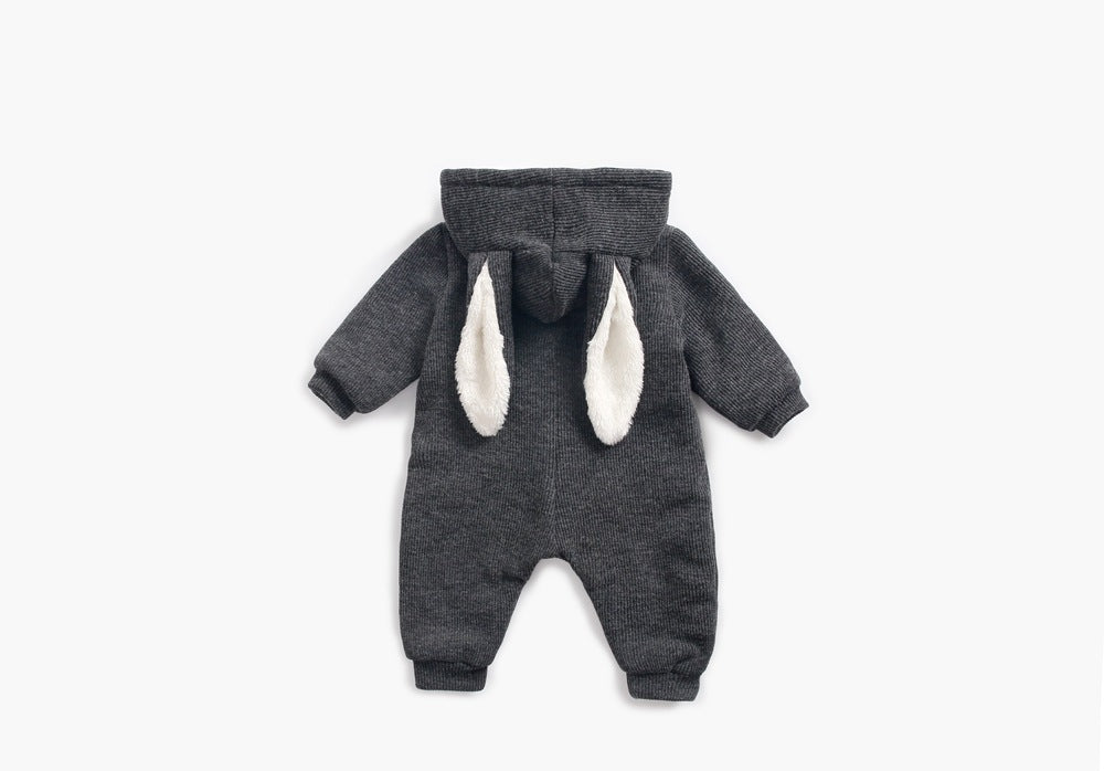Baby Cartoon Shape Design Soft Fleece Thickened Romper In Autumn & Winter My Kids-USA
