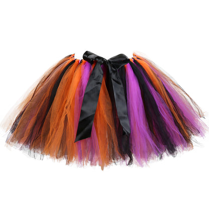 Children’s Halloween Witch Cosplay Hat Skirt Wings 1-Piece Sets My Kids-USA