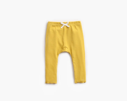 Baby Girl Solid Color Pants Leggings With Bow Decoration, MyKids-USA®, Baby & Toddler Bottoms, MyKids-USA -  -  -  -  -  -  - 