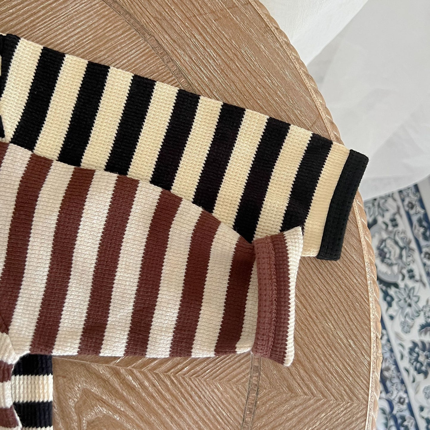 Baby Striped Pattern Long Sleeve Tops & Triangle Shorts 1 Pieces Sets, MyKids-USA®, Baby & Toddler Outfits, MyKids-USA -  -  -  -  -  -  - 